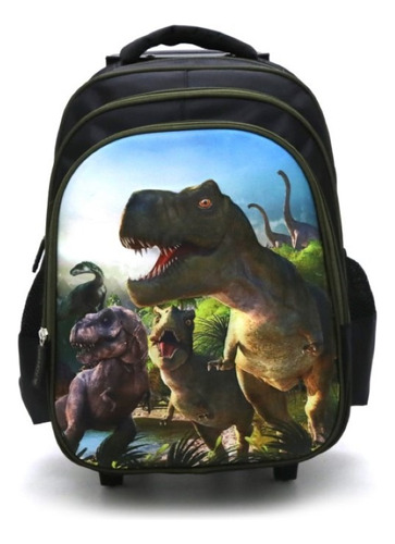 Mochila Trendy Bts Dinosaurio 3d Carro 16p Cod 16766