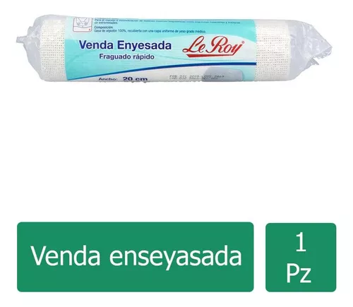 Venda Enyesada Le Roy 20cm x 2.75m, 1 pz.