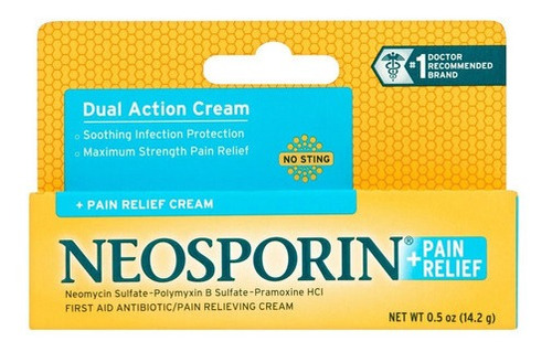 Neosporin + Crema De Alivio De Dolor Fuerza Máxima.5 Oz.
