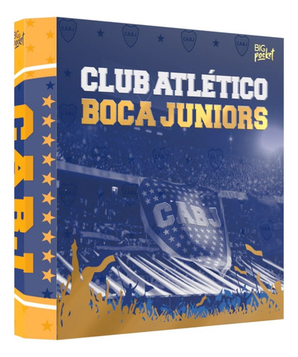 Carpeta Escolar N° 3 Boca Juniors 3 Anillos X 40 Mm Original