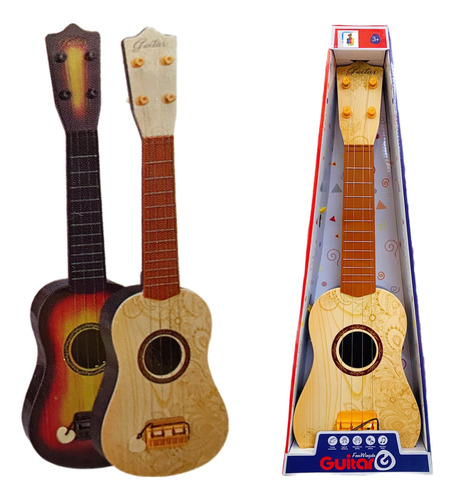 Guitarra De Juguete Para Niños Instrumento 4-14 Años Ukelele