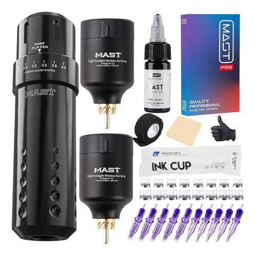 Maquina Tatuaje Kit Profesional Mast Tattoo T1