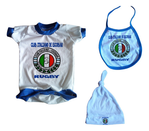 Set Bebe Body + Extras Rugby Club Italiano Escobar