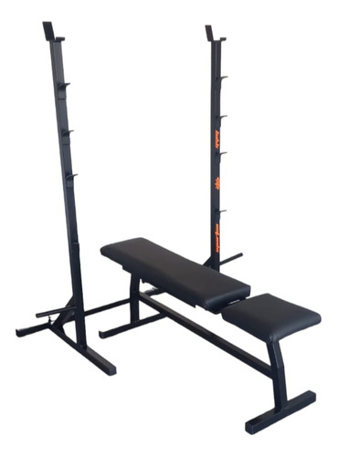 Rack Sentadilla Pecho+banco Plano Reforzado! Hasta 140kg 