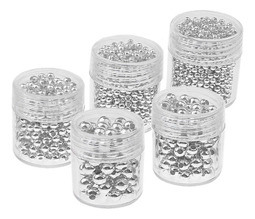 Wpd 5 Sets Perlas Espaciadoras De Acero Inoxidable