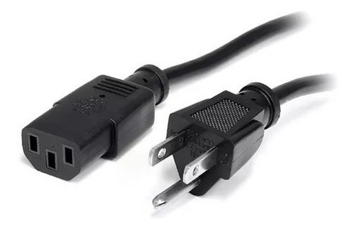 Cable Poder Corriente Computadora Monitor 3 Pínes Pc X5