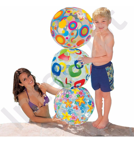 Pelota De Playa Estrellas 51 Cm Intex Ref. 59040