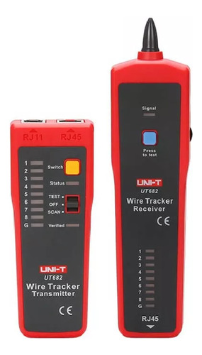 Uni-t Probador De Cables Red Rj-45 Rj11 Ut682