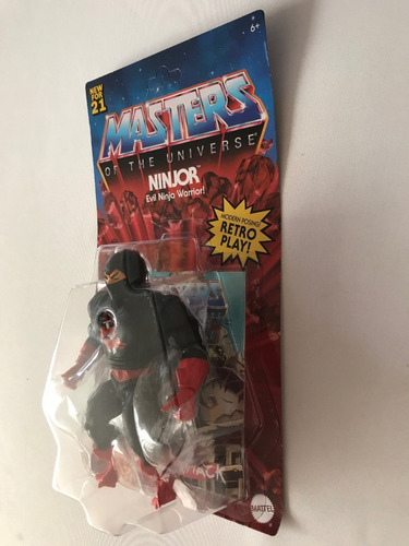 Ninjor Evil Ninja Warrior Motu Origins Retro Play Unpunched (Usado)