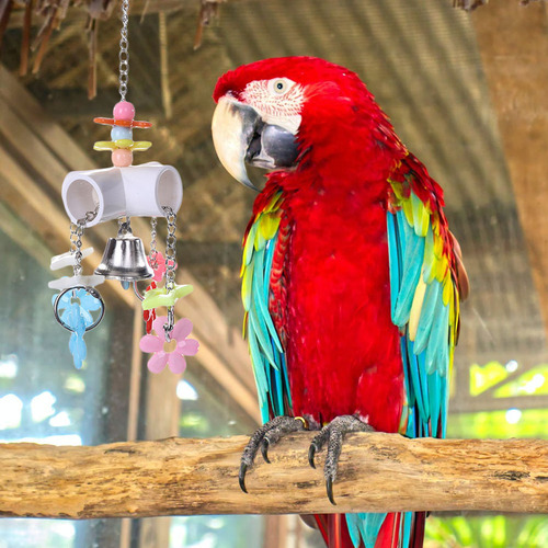 Juguete Colgante Para Pájaros Con Forma De Jaula Para Loros,
