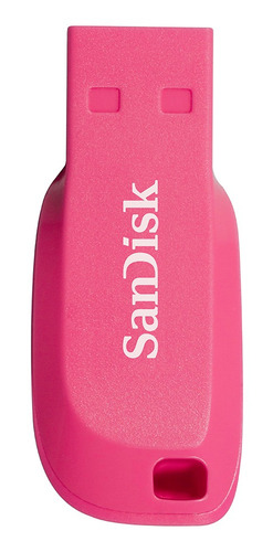 Imagen 4 de 5 de Pendrive SanDisk Cruzer Blade 16GB 2.0 rosa eléctrico