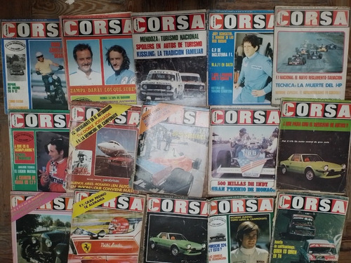 Lote De 15 Revistas ** Corsa ** Años 1975/76 - N Lauda