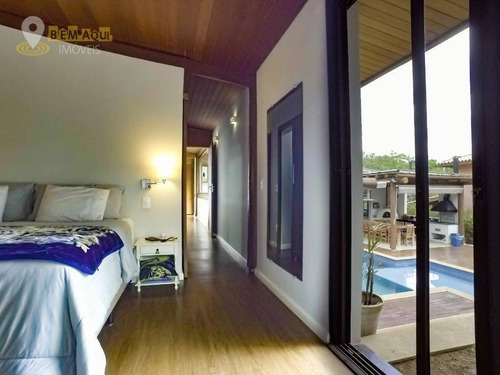 Imagem 13 de 30 de Casa Em Estilo Rústico Com Clean, Com 4 Dormitórios À Venda, 287 M² Por R$ 2.350.000 - Condomínio Fazenda Kurumin - Itu/sp - Ca1555