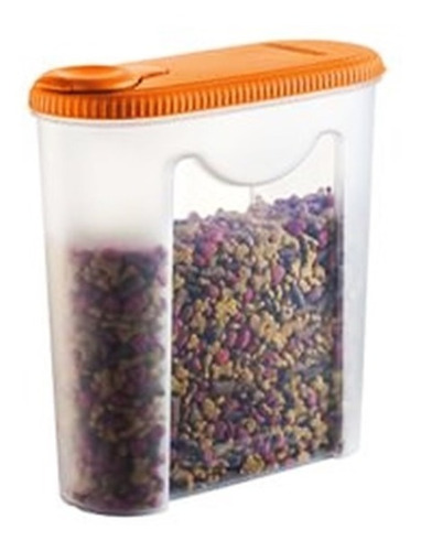 Imagem 1 de 1 de Dispenser Pote Para Ração San Remo 2,3 L