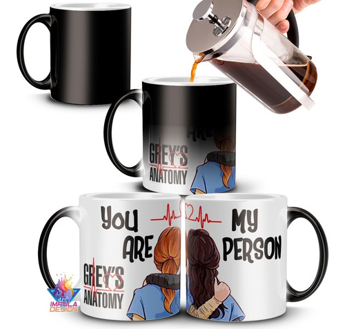 Greys Anatomy Taza Magica Abrazo You Are My Person Meredith