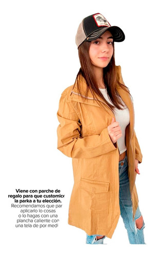 Imagen 2 de 10 de Parka Manhattan Verde