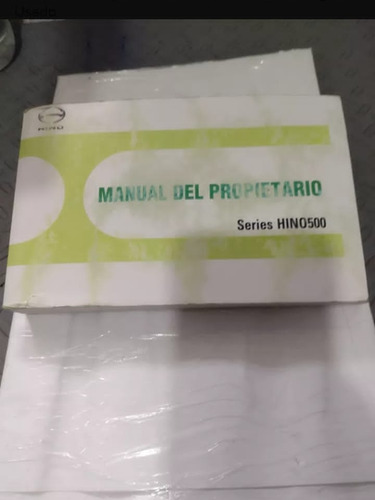 Manual Del Propietario Hino Series Hino500 Original Usado 