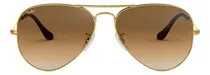 Comprar Gafas De Sol Ray-ban Aviator Gradient Standard Con Marco De Metal Color Polished Gold, Lente Light Brown De Cristal Degradada, Varilla Polished Gold De Metal - Rb3025