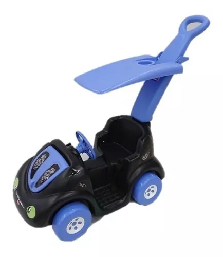 Carrito Para Bebés Con Sujetador Color Azul Mytoy