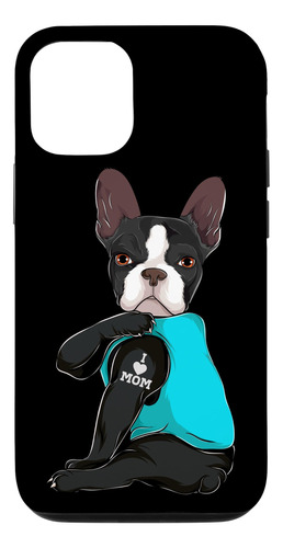 iPhone 12/12 Pro Funny Boston Terrier I Lo B08n6s7tfk_300324