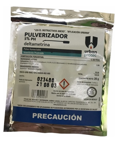 Pulverizador 5% Ph Deltametrina Insecticida-acaricida. 