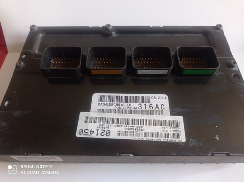 Ecu P05094316ac Computadora Motor Stratus Sebring 2006 2,4 (Usado)