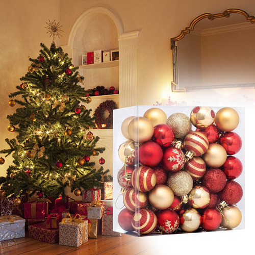 Jjzs 50 Uds Adornos De Bolas De Navidad Adornos For