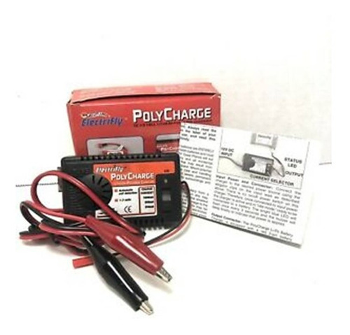 Polycharge Lipo 1-3cell Dc Cargador Electrifly Great Planes.