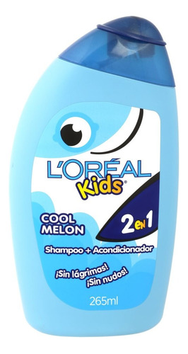 2 Pzs Loreal Kids Shampoo 2 En 1 Melon 265ml