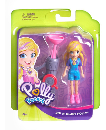 Polly Pocket Active Pose Zip 'n' Blast Zipline Adventure 