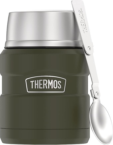 Termo De Comida Thermos Aislado Al Vacío, 473ml Con Cuchara