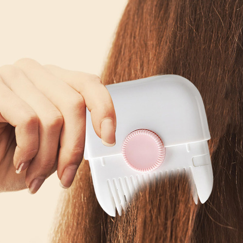 5 Mini Hair Trimmer Bangs Thinning Haircut Tool 2 En 1 Rosa