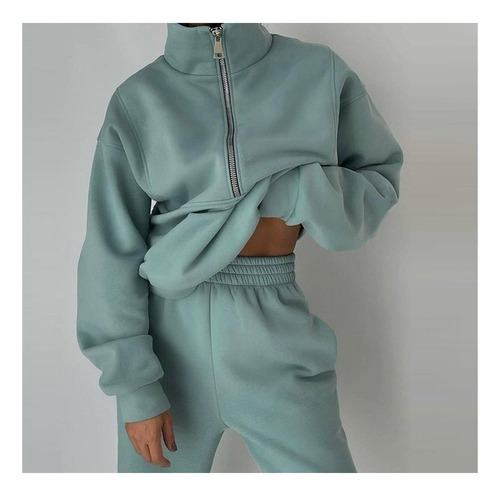 Conjunto Deportivo De Forro Polar De Moda Conjuntos Damas