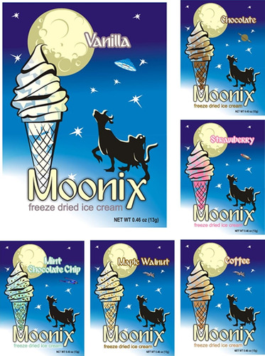 Helado Liofilizado Moonix (chips De Chocolate Con Menta, 5)