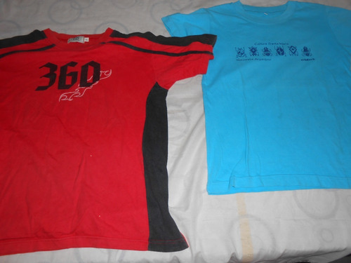 Remera Manga 725 Roja Y Negra Y Otra Muy Bonita!