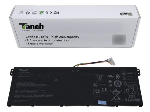 Tanch Ap19b5l Batería P/ Acer Aspire 5 A515 Swift 3 Sf314