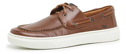Kit 2 Pares Sapatenis Casual Slip On + Dock Sider 100%couro