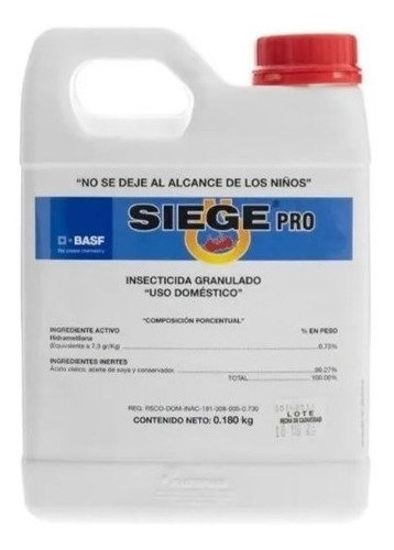 Siege Pro Insecticida Granulado Contra Hormigas 180grs