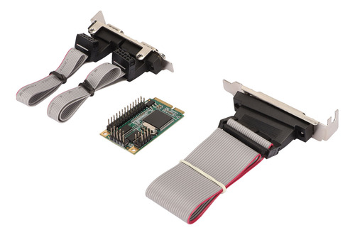 Adaptador De Placa Serial Pcie Mini Combo Parallel Expansion