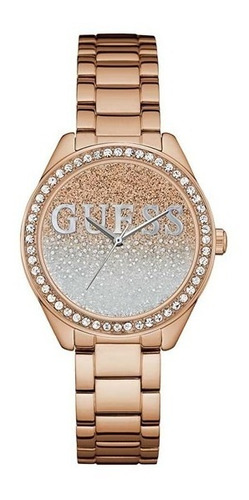 Relógio Guess W0987l3 Glitter Original Completo Com Caixa