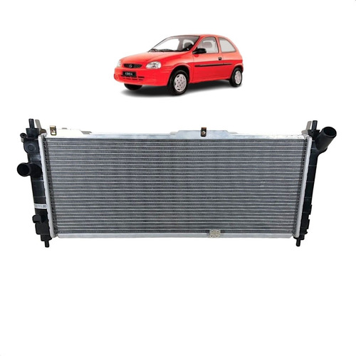 Radiador Gm Corsa Tigra 1.0 1.4 1.6 Mpfi 1994 A 2010 Com Ar