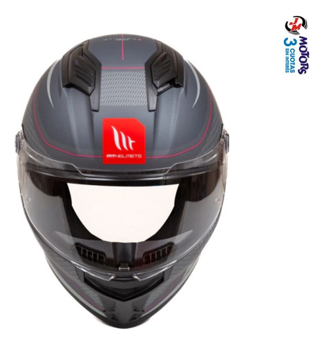 Jm Nuñez Casco Moto Mt Helmet Stinger 2 2025 Yozu Ram Akin Gris Violeta Mint C8 Xl(61-62 Cm)