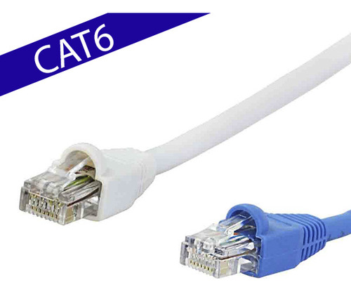 Cable De Red Patchcord Cat 6 0,91m Gris Dracma