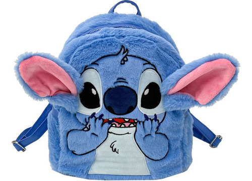 Mochila De Stitch De Peluche Para Niñas Y Niños [u]