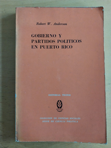 Anderson,robert-gobierno Y Partidos Politicos En Puerto Rico