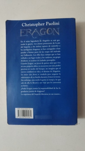 Eragon-christopher Paolini-editorial Rocabolsillo-(67) (Usado)