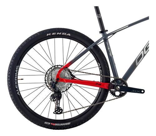 Bicicleta Mtb Nova Oggi Big Wheel 7.4 2024 Slx 12v Aro 29 Cor Graf/verm/cinza