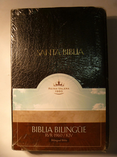 Libro: Rvr Bilingual Bible (black Imitation Leather) (spanis