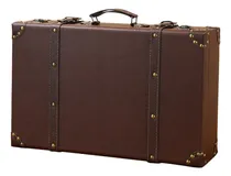Comprar Maleta De Madera Tipo Baúl, Baúl 44 Cm X 14 Cm X 29 Cm