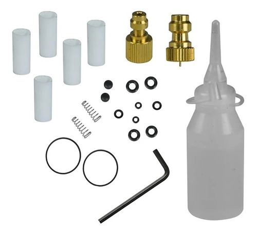 Bomba Manual Fixxar Inox Para Encher Pcp 300 Bar Fix-162 Cor Prateado